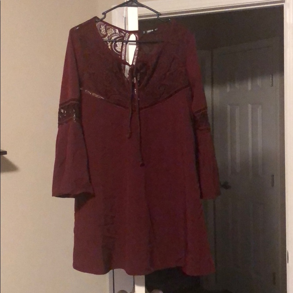 Maroon Dress